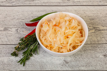 Pickled cabbage - sauerkraut