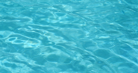 Swimming pool water wave in blue color