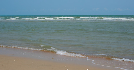 Ocean sea beach and blue sky