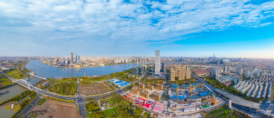 City Scenery of Pudong New Area, Shanghai, China