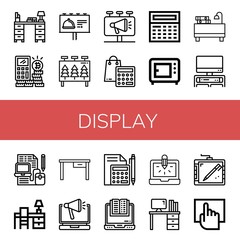 display icon set