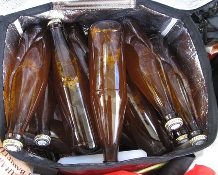 Beer In A Cooler Bag