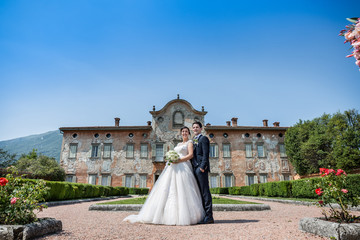 Sposi in villa