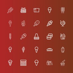 Editable 25 waffle icons for web and mobile