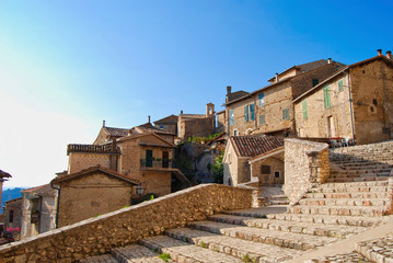 Obraz premium Ancient Village Roccantica - Italy