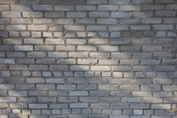 Gray brick wall background