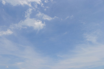 Beautiful Blue sky background with clouds