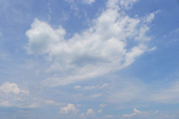 Fototapeta na wymiar Beautiful Blue sky background with clouds