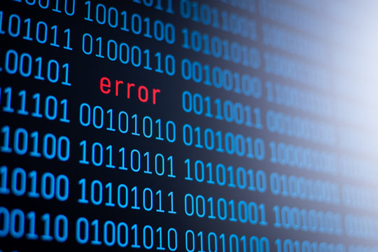 Concept of error in program code. Detection of dangerous worms, bugs and viruses in computer programs
