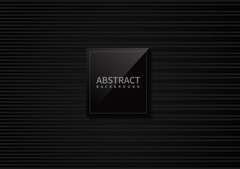 Abstract black background geometric horizontal lines. You can use for ad, poster, template, business presentation.