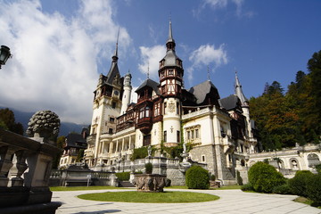 Peles Hohenzollern Castle in Sinaia