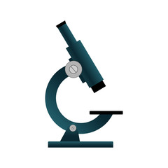 microscope viewing germs. vector illustration.