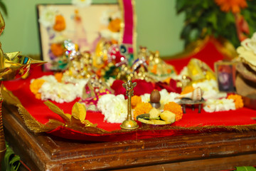 Obraz na płótnie Canvas Maharashtra wedding ceremony in Hinduism