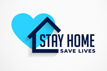 stay home and save lives poster design - obrazy, fototapety, plakaty