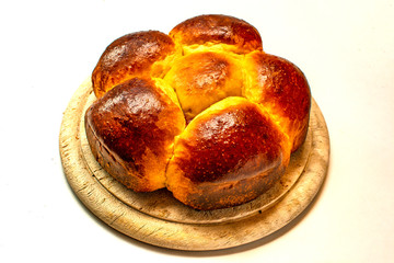 Brioche filled with jam,