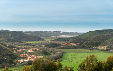 Fototapeta na wymiar View of the Sea at Aljazur, Portugal