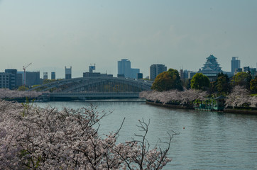 大阪城のある風景