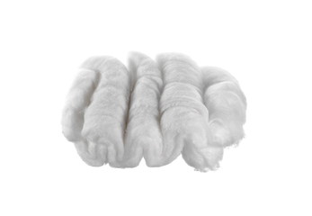 cotton wool on a white background