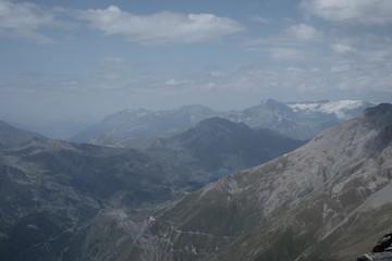 Naklejka premium Trekking on the Rocciamelone