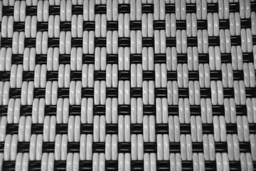 black and white texture plastic textile background