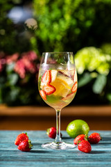 glass of wine