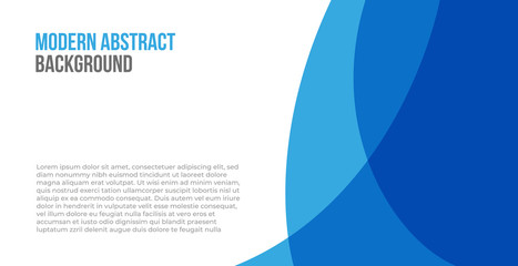 abstract blue and white background vector . modern and clean background style