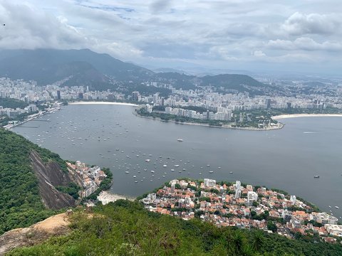 Vue depuis le Pain de Sucre à Rio de Janeiro, Brésil