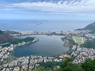 Vue depuis le Pain de Sucre à Rio de Janeiro, Brésil