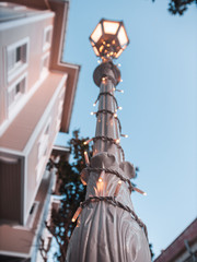 street lamp in Istanbul