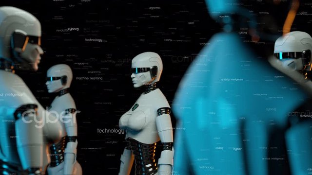 Digital Humanoid Androi Robot Army With Artificial Intelligence and Deep Learning 4