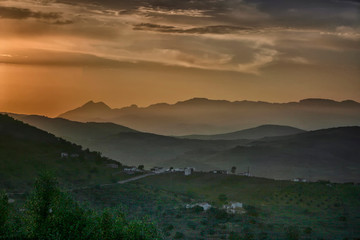 Sunset in Andalusia