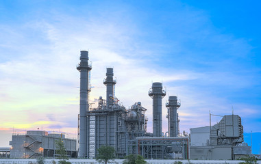 Fototapeta na wymiar Power plant station building