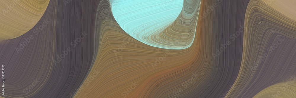 Aufkleber abstract dynamic curved lines flowing header design with dim gray, powder blue and gray gray colors. elegant curved lines with fluid flowing waves and curves