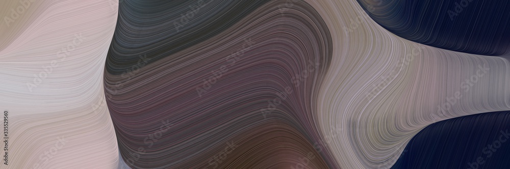 Aufkleber abstract dynamic curved lines dynamic banner design with dark slate gray, ash gray and gray gray colors. elegant curved lines with fluid flowing waves and curves