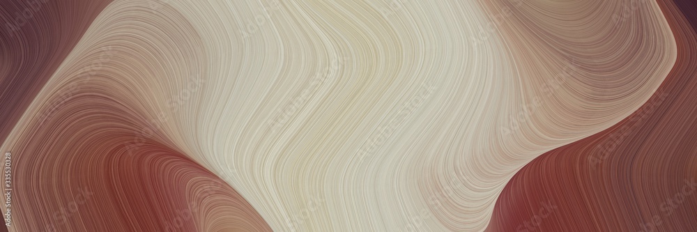 Aufkleber abstract dynamic curved lines modern header with dark gray, ash gray and old mauve colors