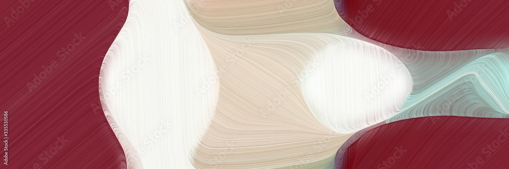 Poster abstract dynamic curved lines modern header design with light gray, dark moderate pink and gray gray colors. elegant curved lines with fluid flowing waves and curves