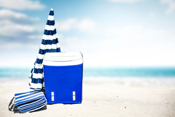 Summer photo of beach and free space for your decoration. 