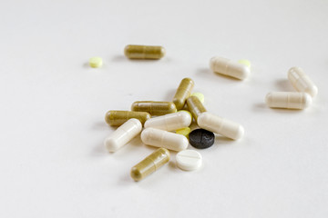 drugs and pills in medicine  