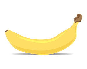 Banana isolated on a white background