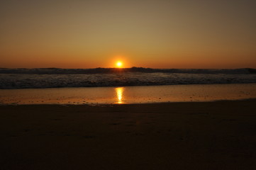 Atardecer en Las Landas