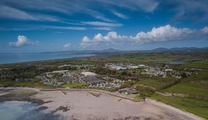Aerial view of Haven Hafan Y Mor Holiday Park, Pwllheli, LLyn Peninsula, Wales, UK © www.januszkurek.com