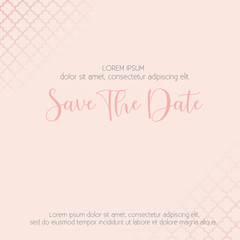 Wedding invitation template - vector design