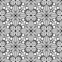 Seamless pattern. Vintage decorative elements