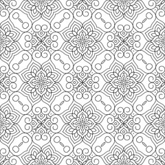 Seamless pattern. Vintage decorative elements