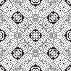Seamless pattern. Vintage decorative elements