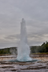 Iceland. Haukadalur - Valley of Geysers