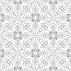 Seamless pattern. Vintage decorative elements