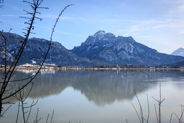 Forggensee im bayerischen Allg&auml;u