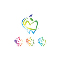 Dental Healthy Medicine Logo Template