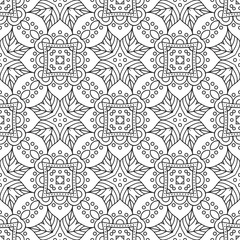 Seamless pattern. Vintage decorative elements